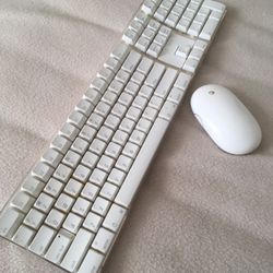 Apple Wireless Keyboard w Apple Mouse