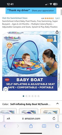Baby Boat With Adjustable Seat
