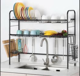 Over the Sink Dish Drying Rack