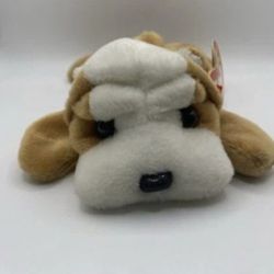 Ty "Wrinkles" The Bulldog Beanie Babies