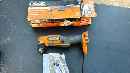 RIDGID 18 VOLT BRUSHLESS RIGHT ANGLE DRILL🛑NO BATTERY/NO BATERIA