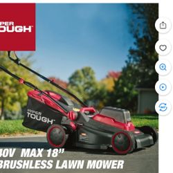 Cortadora Césped Hyper Tough 40V 18-inch Battery Powered Brushless Push Mower Kit HT13-401-003-01