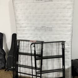 Fullsize Bed Frame With Matress