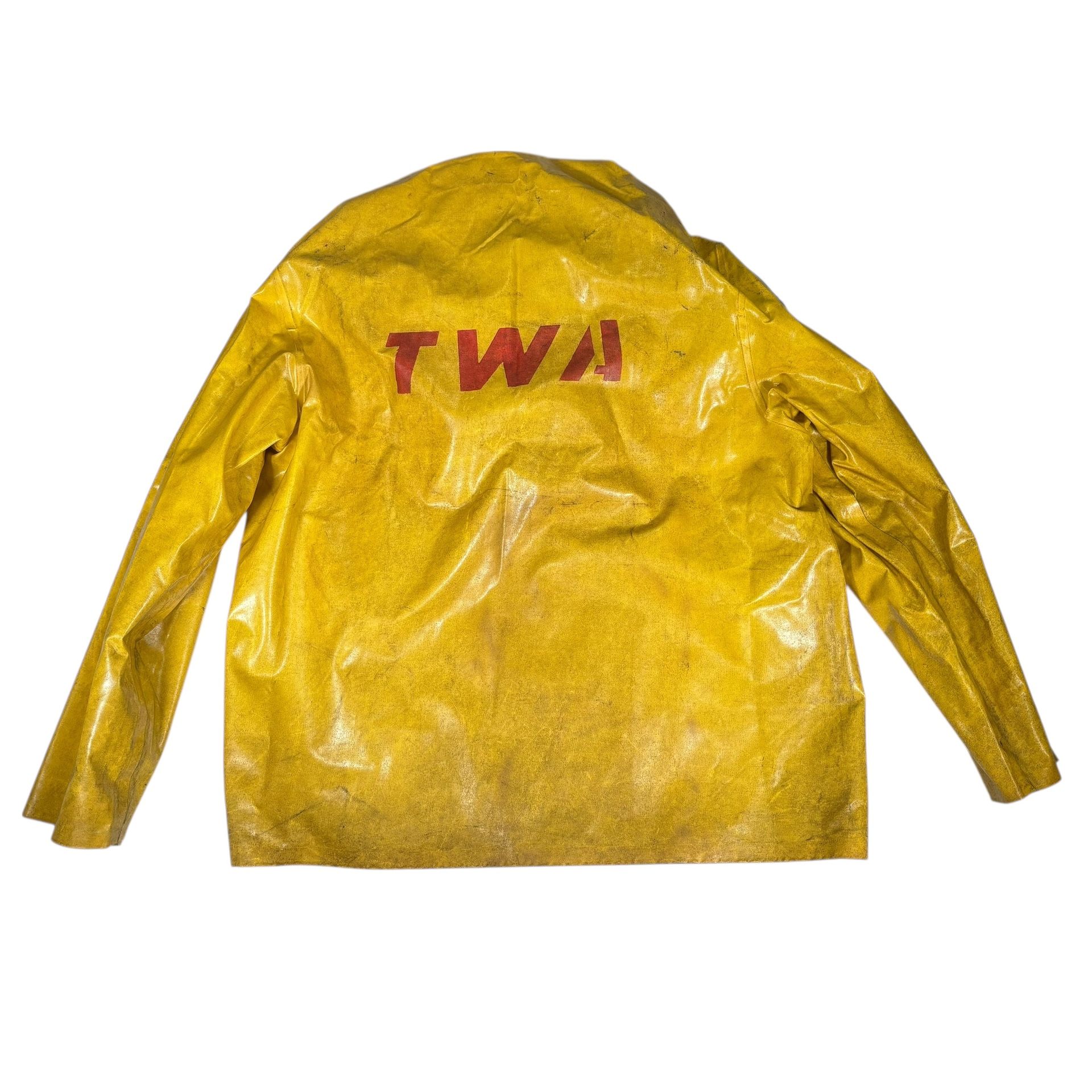 Twa Trans World Airlines Rain Jacket Coat Thrashed Halloween Jomac North Union