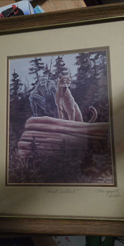 "Forest Sentinel" Signed Print by Marguerite Fields