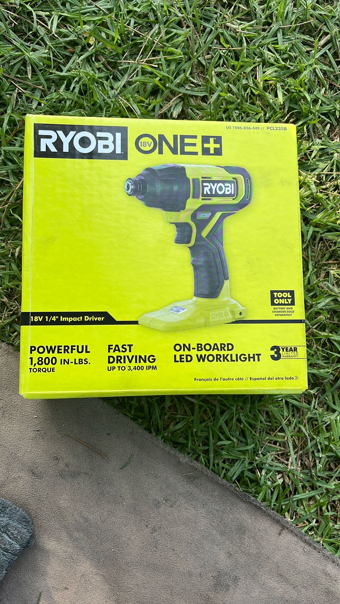 Ryobi 18v 1/4 Impact Driver