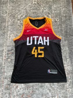 NBA UTAH Jazz 45 Donovan Mitchell sewn jersey