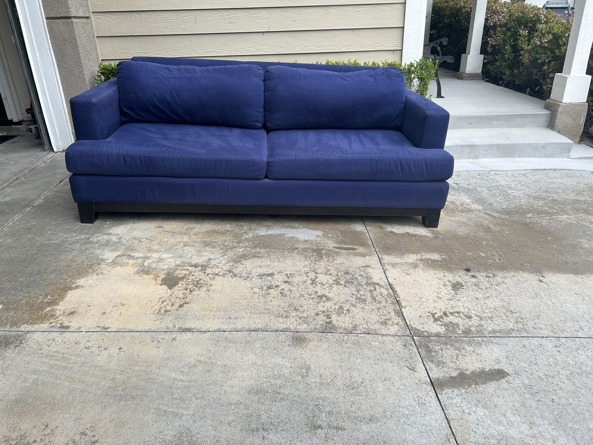 Cool Blue Sofa