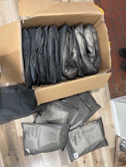 Black and light oat essentials shorts bulk