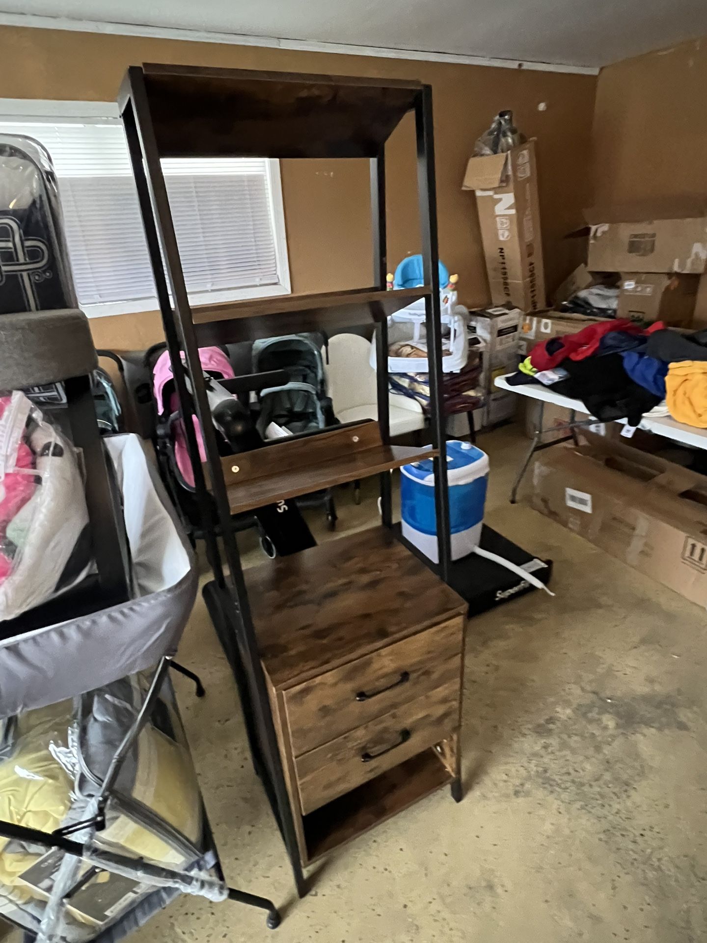 Bookshelf With Drawers 