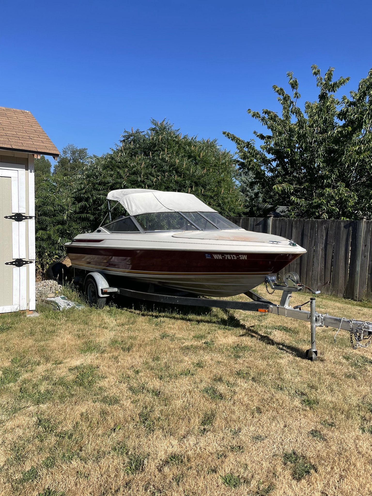 1996 17ft Maxum Boat