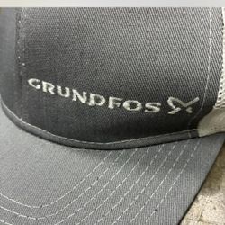 Grundfos Gray Mesh Back Adjustable Baseball Cap Men Casual Solid One Size