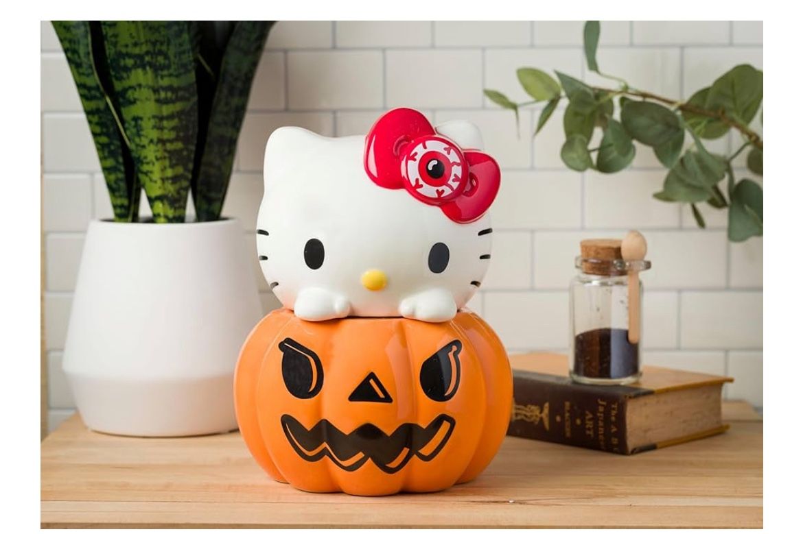Hello Kitty Halloween Ceramic Snack Jar