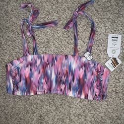 NWT WOMENS BIKINI TOP SHIRT LARGE