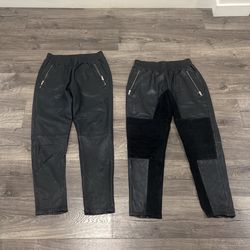Oak Real Leather Biker Joggers 
