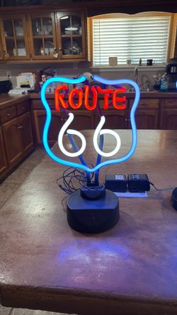 Historic Route 66 Neon Sign