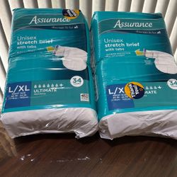 2 Unisex Briefs Lg/XL