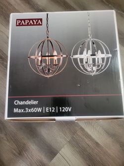 1 - Decorative Orb Chandelier **NEW**