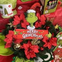 Grinch Christmas Wreath