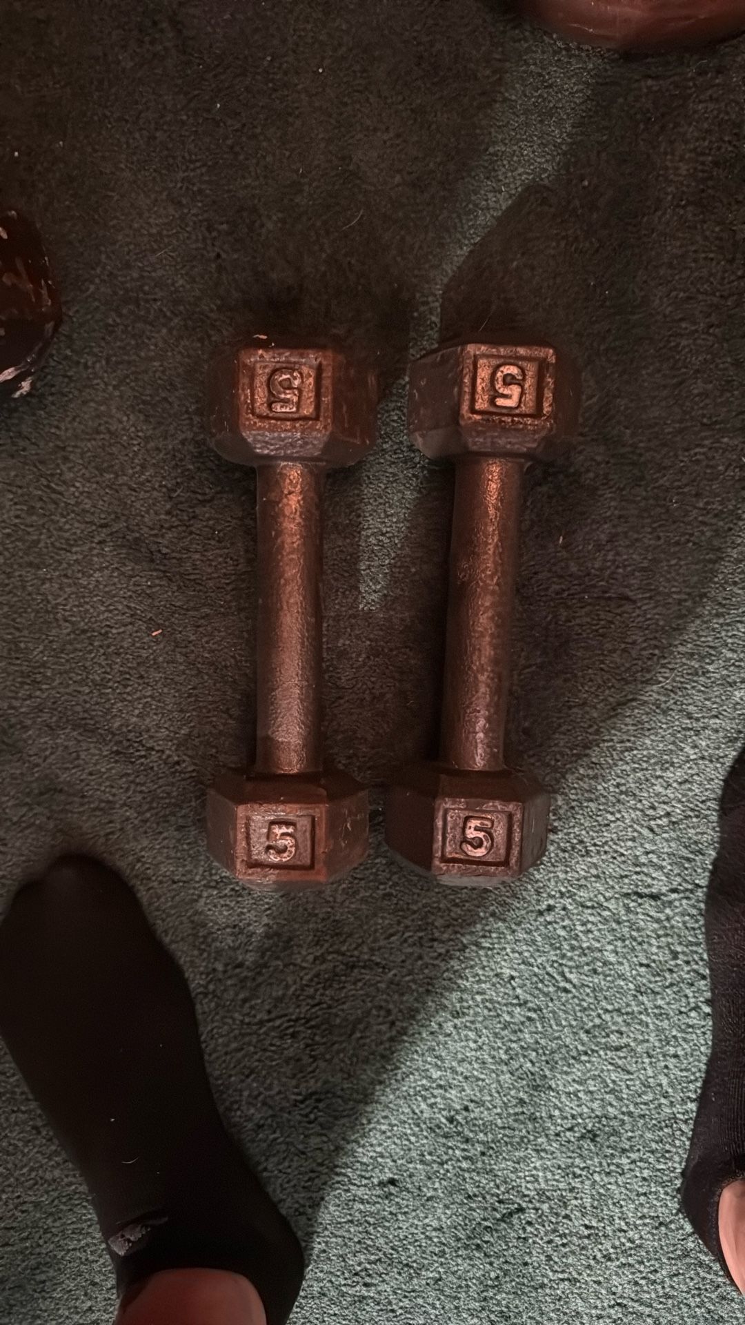 Set Of 5lb Dumbbells