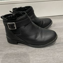 Girls Black Boots