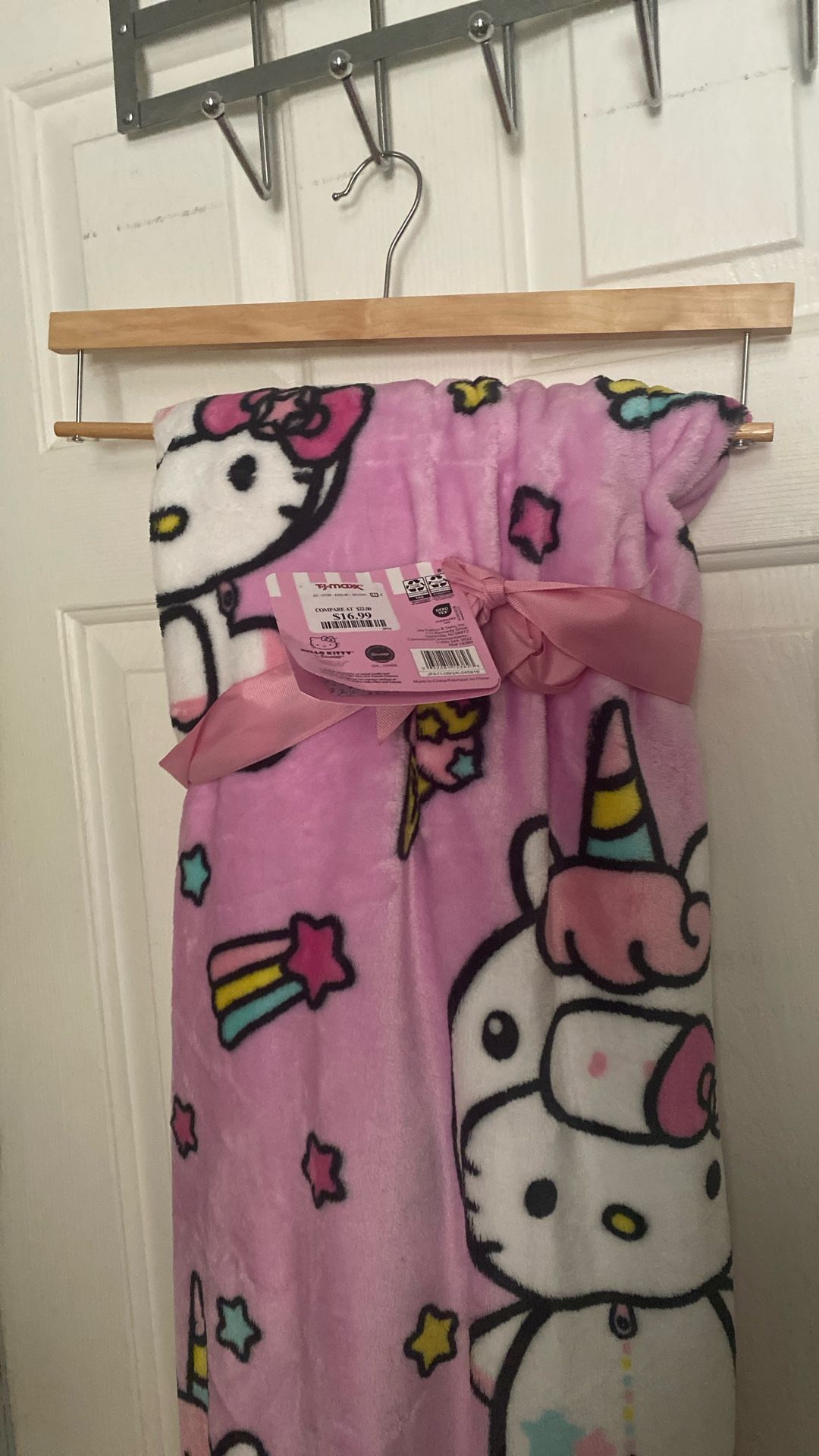 Hello kitty unicorn blanket throw