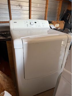 GE electric dryer.