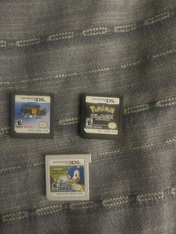 Super Mario 64, Sonic Laso World, All For DS and 3DS