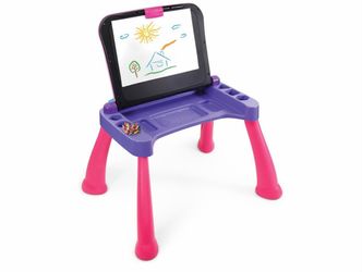 Kids Art Easel Desk with Drawing Board