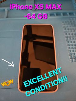 iPhone XS Max -64GB - Factory Unlocked (Perfect Condition)