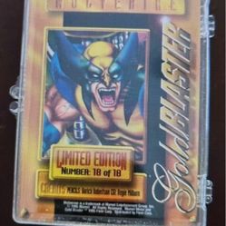 “RARE” 1995 Fleer Marvel “GOLD” Metal Blasters Set-(#1-#18). “LIMITED EDITION”!!  MINT CONDITION!!!😎 OFFERS WELCOMED!!!😎
