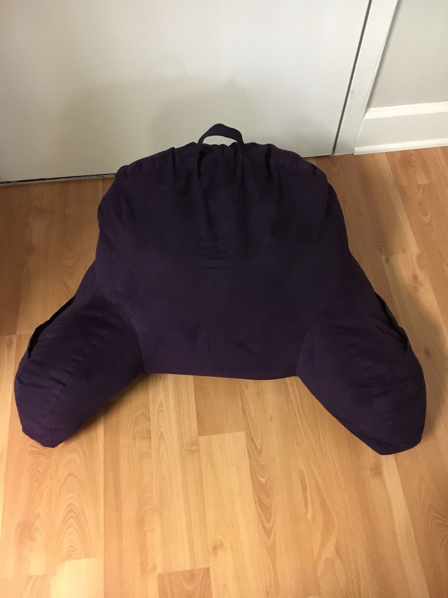 Purple Plush Bedrest Pillow