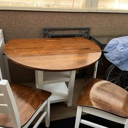 Urban home farmhouse Scandinavian Style Table And 2 Chairs