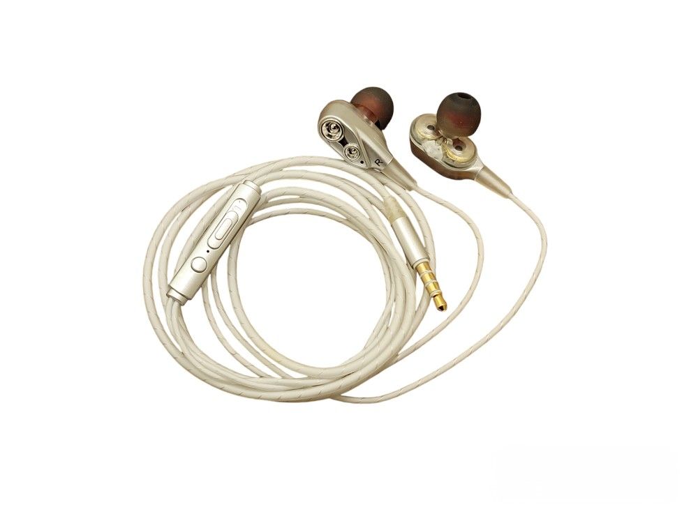  3.5mm Dual Quality Stereo In-ear Microphone and Volume Wired Headphones for Phone, PC, Laptop, Tablet Headphones Plug  