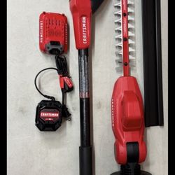 CRAFTSMAN V20 20-volt max 18-in Battery Pole Hedge Trimmer (2Ah Battery & Charger Included)