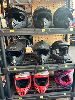 Helmets and goggles for sale