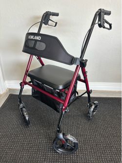 Lightweight Foldable Rollator Walkers with Seat