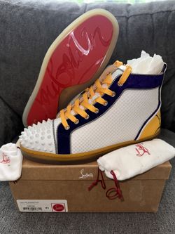 Brand New Christian Louboutin Size 41 Fun Lou Spikes Flat