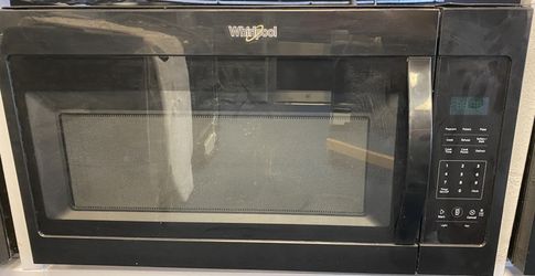 Black Whirlpool Over The Range Microwave (8-0012)