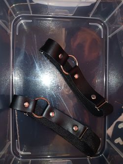 Leg Loops Piernas calcetines
Faux Leather Black 