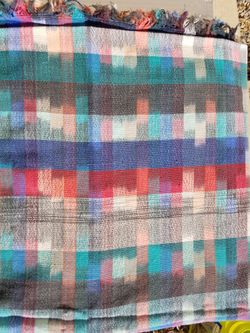 Vintage Guatemalan Fabric Almost 5 FT WIDE