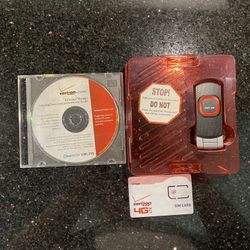 Verizon Pantech 4G LTE USB Laptop Modem Aircard with SIMS & Software UML290VW-G