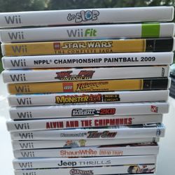 15 Nintendo Wii Games 
All in excellent condition