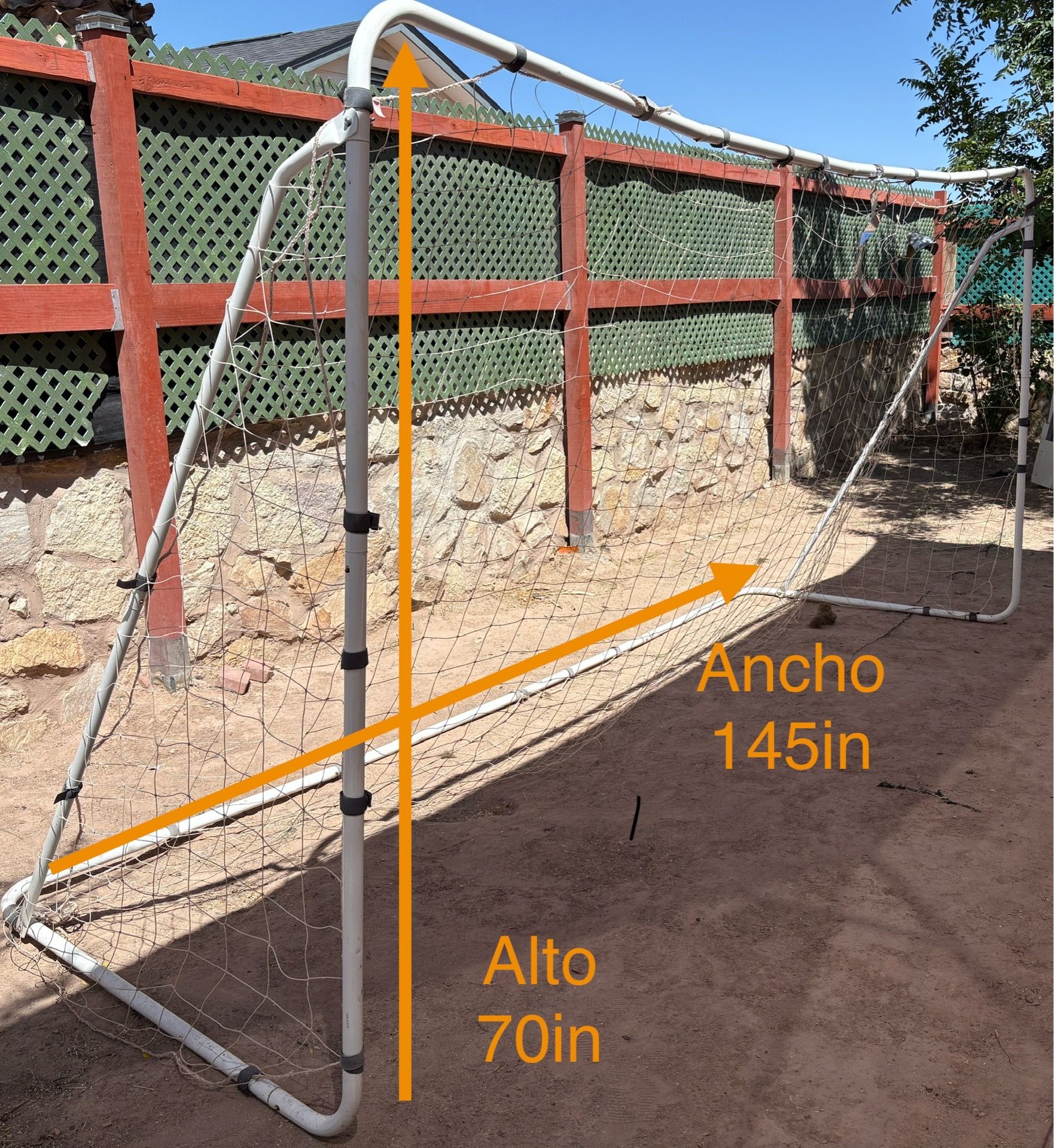 Soccer goal metal frame 12’x6’