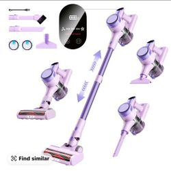 Homeika CORDLESS Vacuum Cleaner-H318 300W 23KPa Lightweight Stick Vacuum with 48mins Runtime Battery, 3 Suction, LED Display, Powerful Vacuum Cleaner 
