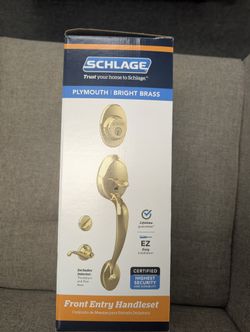 Brass door handle kit brand new! 