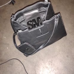 All Black Steve Madden Purse With Change Pouch
