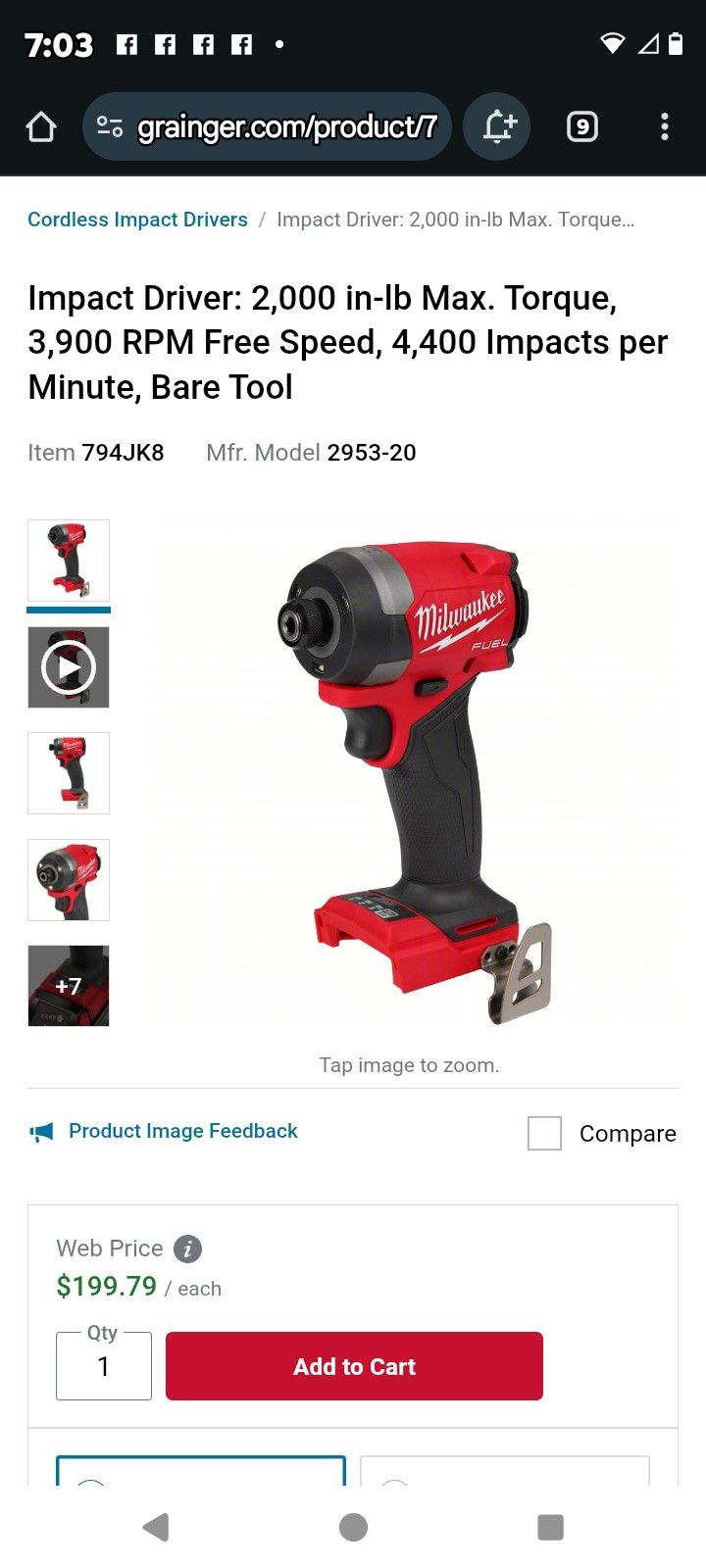 Brand New Impact Tool Only.