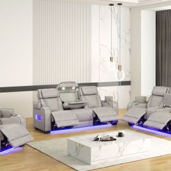 🛋Promotion On Bluetooth Bluetooth Power Reclining Livingroom Couches ✨️ Only $49 Down No Credit Needed Financing ✨️ 