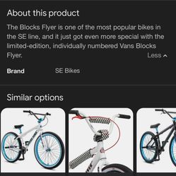 SE Bikes x Vans 26” Limited Edition Cruiser